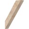 Ekena Millwork 5 1/2"W x 24"D x 32"H Traditional Smooth Knee Brace, Douglas Fir BRC06X24X32TRA00SDF - alternate 1